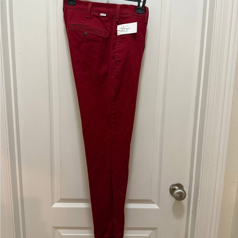 Levi’s Slim Red Chinos.  28x30